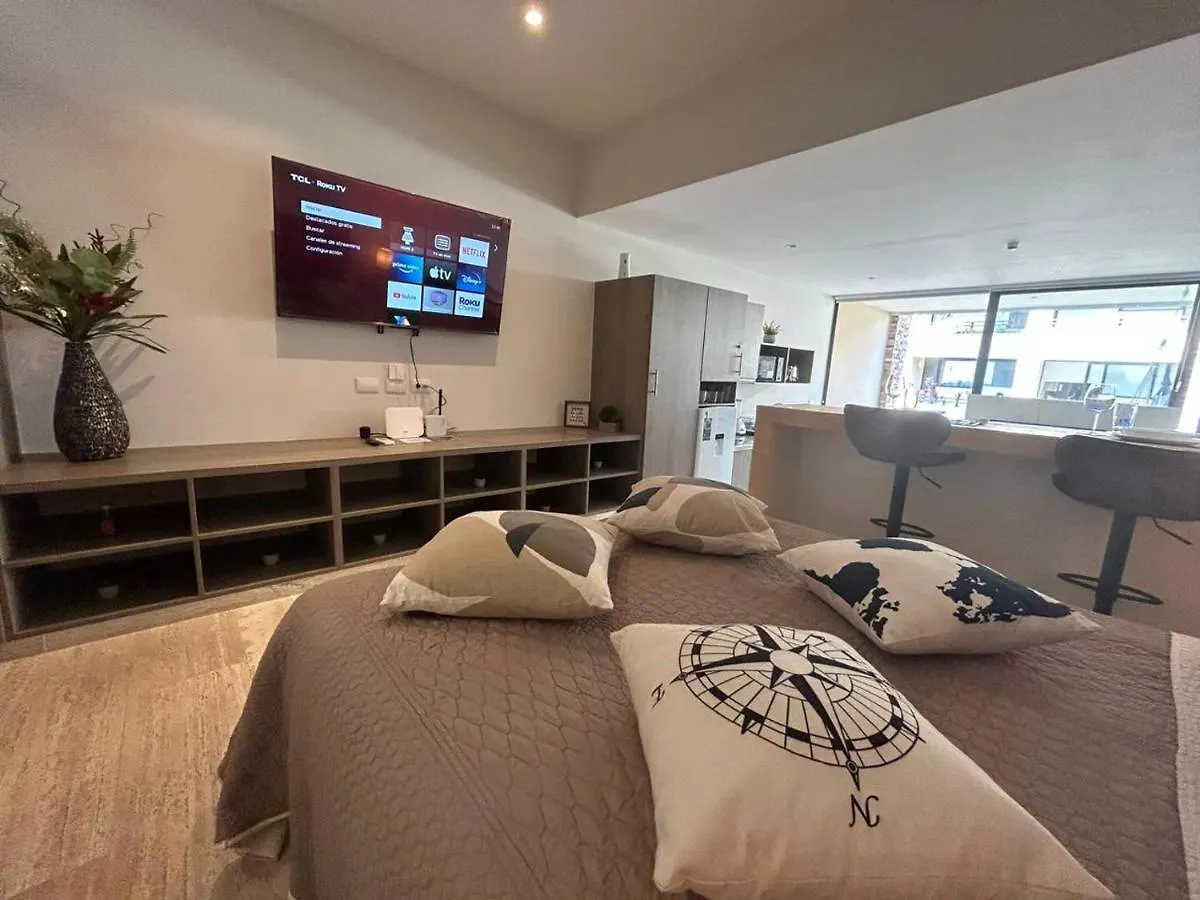 Апарт-отель Апарт отель 'Syrena Luxury Caribbean' Heart Of Playa Del Carmen - Fast Wi-Fi - Sea Views